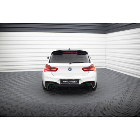 Sottoparaurti posteriore V.3 BMW 1 M-Pack F20 Facelift (Versione 1x2 scarico) (Cod. M-BM-1-F20F-M-RS