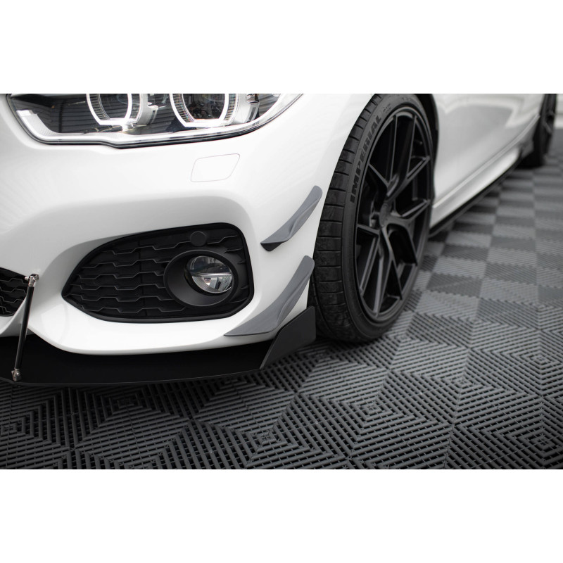 paraurti anteriore Wings (Canards) BMW 1 M-Pack / M140i F20 Facelift (Cod. M-BM-1-F20F-M-CAN1)