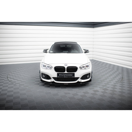 paraurti anteriore Wings (Canards) BMW 1 M-Pack / M140i F20 Facelift (Cod. M-BM-1-F20F-M-CAN1)