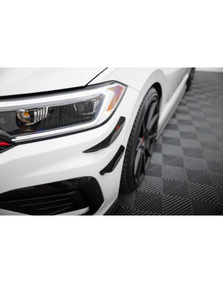paraurti anteriore Wings (Canards) BMW 1 M-Pack / M140i F20 Facelift (Cod. M-BM-1-F20F-M-CAN1)