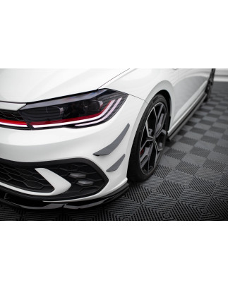 paraurti anteriore Wings (Canards) Volkswagen Polo GTI Mk6 Facelift (Cod. M-VW-PO-6F-GTI-CAN1)