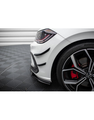 paraurti anteriore Wings (Canards) Volkswagen Polo GTI Mk6 Facelift (Cod. M-VW-PO-6F-GTI-CAN1)