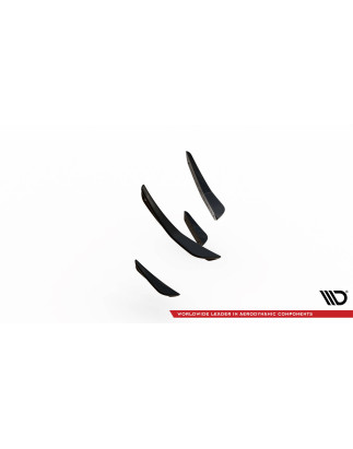 paraurti anteriore Wings (Canards) Volkswagen Polo GTI Mk6 Facelift (Cod. M-VW-PO-6F-GTI-CAN1)