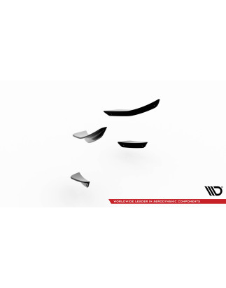 paraurti anteriore Wings (Canards) Volkswagen Polo GTI Mk6 Facelift (Cod. M-VW-PO-6F-GTI-CAN1)