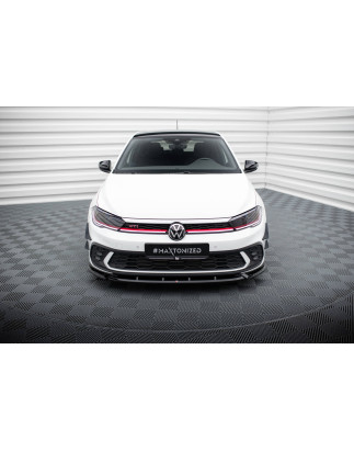 SPLITTER ANTERIORE V.2 Volkswagen Polo GTI Mk6 Facelift (Cod. M-VW-PO-6F-GTI-FD2G)