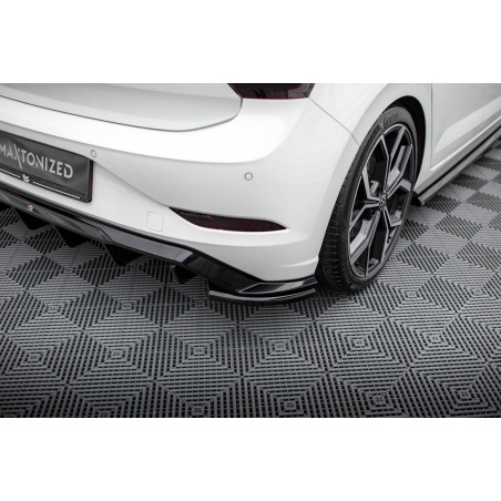 Splitters posteriori laterali Volkswagen Polo GTI Mk6 Facelift (Cod. M-VW-PO-6F-GTI-RSD1G)