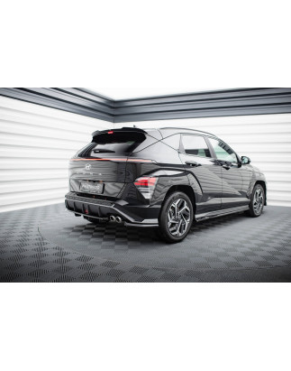 Splitter posteriore (con barre verticali) Hyundai Kona N-Line Mk2 (Cod. M-HY-KO-2-NLINE-RSD1G+RD1G)