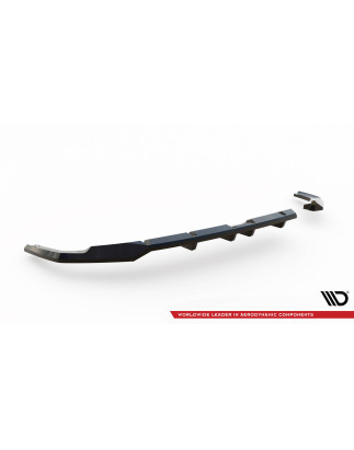 Splitter posteriore (con barre verticali) Hyundai Kona N-Line Mk2 (Cod. M-HY-KO-2-NLINE-RSD1G+RD1G)