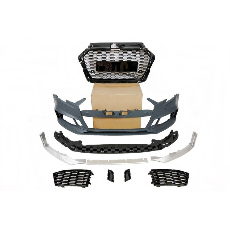 Paraurti Anteriori Audi A3 2016-2019 Sportback Look RS3 (Cod. E-TCA0217RS12)