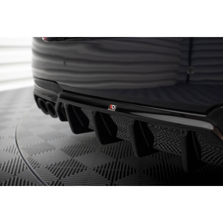 Sottoparaurti posteriore V.2 BMW 5 M-Pack F10 / F11 (Version 2x2 scarico) (Cod. M-BM-5-10-MPACK-RS2G