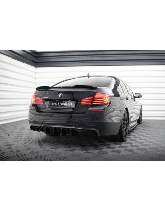 Sottoparaurti posteriore V.2 BMW 5 M-Pack F10 / F11 (Versione 2x1 scarico) (Cod. M-BM-5-10-MPACK-RS2