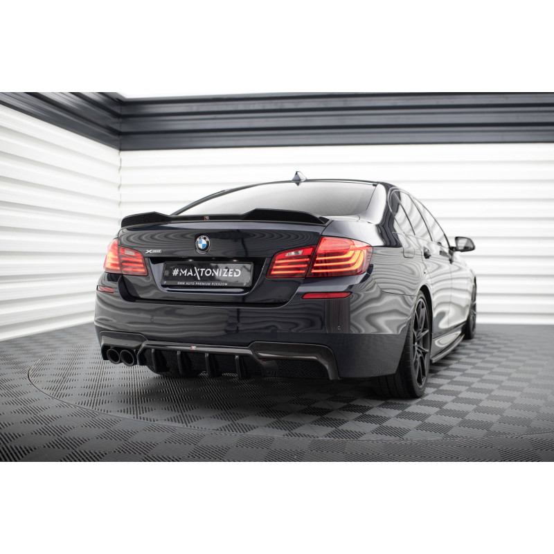 Sottoparaurti posteriore V.2 BMW 5 M-Pack F10 / F11 (Versione 2x1 scarico) (Cod. M-BM-5-10-MPACK-RS2
