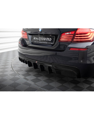 Sottoparaurti posteriore V.2 BMW 5 M-Pack F10 / F11 (Versione 2x1 scarico) (Cod. M-BM-5-10-MPACK-RS2