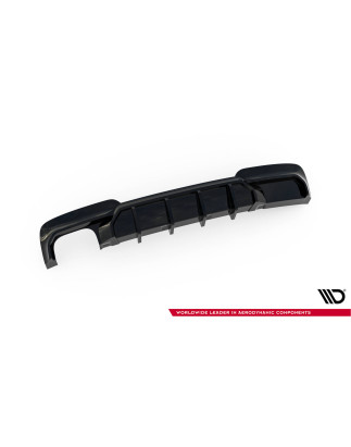Sottoparaurti posteriore V.2 BMW 5 M-Pack F10 / F11 (Versione 2x1 scarico) (Cod. M-BM-5-10-MPACK-RS2