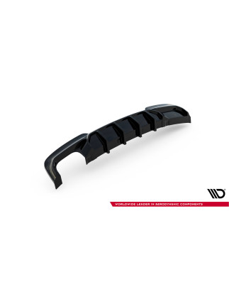 Sottoparaurti posteriore V.2 BMW 5 M-Pack F10 / F11 (Versione 2x1 scarico) (Cod. M-BM-5-10-MPACK-RS2
