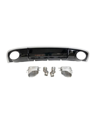 Diffusore Posteriore Audi A4 B8 Limousine / Avant 12-15 Look RS4 (Cod. E-TCA0219)
