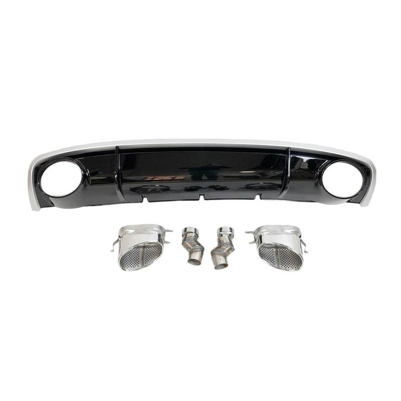 Diffusore Posteriore Audi A4 B8 Limousine / Avant 12-15 Look RS4 (Cod. E-TCA0219)