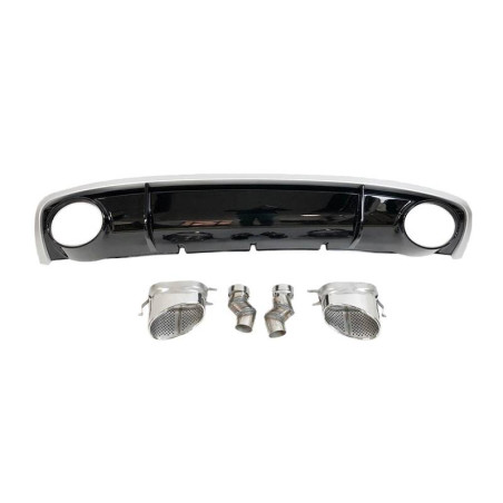 Diffusore Posteriore Audi A4 B8 Limousine / Avant 12-15 Look RS4 (Cod. E-TCA0219)