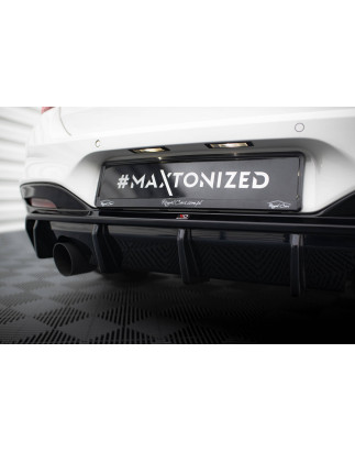 Sottoparaurti posteriore V.3 BMW 1 M-Pack F20 Facelift ((Versione 1x1 scarico)) (Cod. M-BM-1-F20F-M-