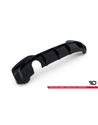 Sottoparaurti posteriore V.3 BMW 1 M-Pack F20 Facelift ((Versione 1x1 scarico)) (Cod. M-BM-1-F20F-M-