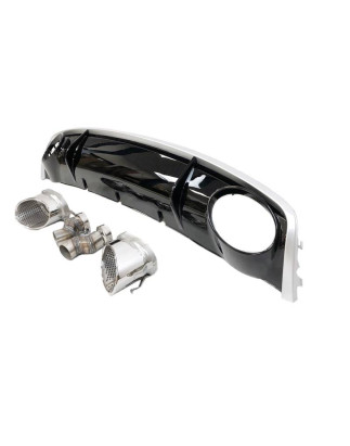 Diffusore Posteriore Audi A4 B8 Limousine / Avant 12-15 Look RS4 (Cod. E-TCA0219)