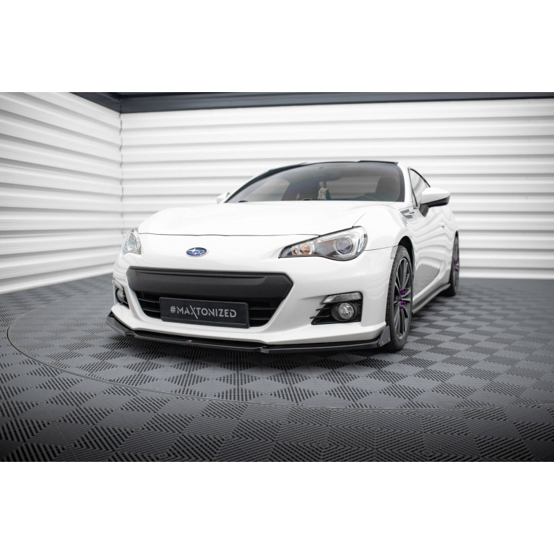 SPLITTER ANTERIORE V.1 + Flaps Subaru BRZ Mk1  (Cod. M-SU-BRZ-1-FD1G+FSF1B)