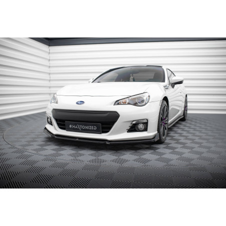 SPLITTER ANTERIORE V.1 + Flaps Subaru BRZ Mk1  (Cod. M-SU-BRZ-1-FD1G+FSF1B)
