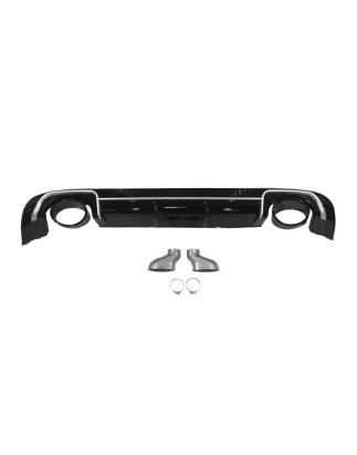 Diffusore Posteriore Audi A3 V8 4 porte (Sedan) 2013-2015 Look RS3 ABS (Cod. E-TCA0215)