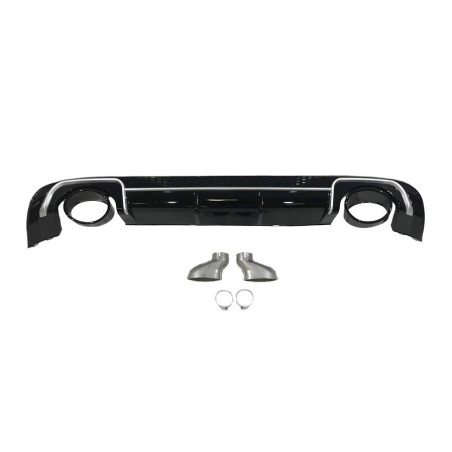 Diffusore Posteriore Audi A3 V8 4 porte (Sedan) 2013-2015 Look RS3 ABS (Cod. E-TCA0215)