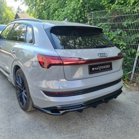 Splitter posteriore (con barre verticali) Audi e-Tron S-Line (Cod. M-AU-ETRON-1-SLINE-RD1G+RD2G)