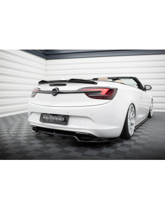 Splitter posteriore (con barre verticali) Opel Cascada (Cod. M-OP-CA-1-RD1G+RD2G)