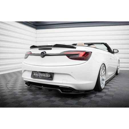 Splitter posteriore (con barre verticali) Opel Cascada (Cod. M-OP-CA-1-RD1G+RD2G)