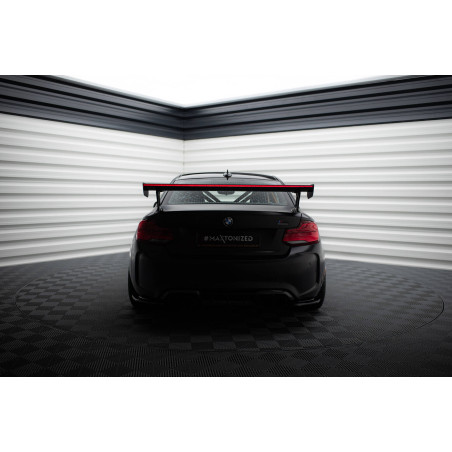 Spoiler in carbonio  + LED BMW M2 F87 / 2 / 2 M-Pack F22 (Cod. M-CF-BM-M2-F87-WING5-EXT-245-P+LED)