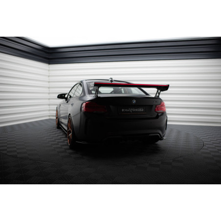 Spoiler in carbonio  + LED BMW M2 F87 / 2 / 2 M-Pack F22 (Cod. M-CF-BM-M2-F87-WING5-EXT-245-P+LED)