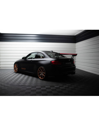 Spoiler in carbonio  + LED BMW M2 F87 / 2 / 2 M-Pack F22 (Cod. M-CF-BM-M2-F87-WING5-EXT-245-P+LED)