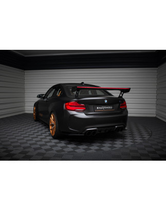 Spoiler in carbonio  + LED BMW M2 F87 / 2 / 2 M-Pack F22 (Cod. M-CF-BM-M2-F87-WING5-EXT-245-P+LED)