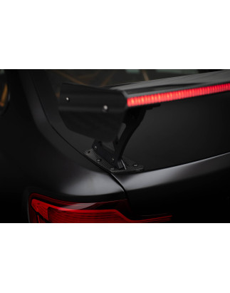 Spoiler in carbonio  + LED BMW M2 F87 / 2 / 2 M-Pack F22 (Cod. M-CF-BM-M2-F87-WING5-EXT-245-P+LED)