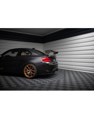 Spoiler in carbonio  + LED BMW M2 F87 / 2 / 2 M-Pack F22 (Cod. M-CF-BM-M2-F87-WING5-EXT-245-P+LED)