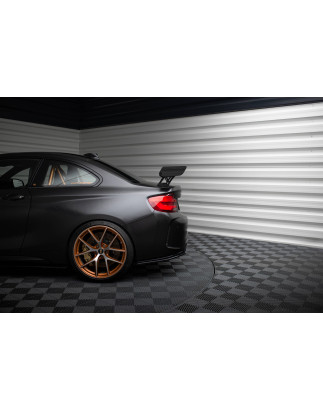 Spoiler in carbonio  + LED BMW M2 F87 / 2 / 2 M-Pack F22 (Cod. M-CF-BM-M2-F87-WING5-EXT-245-P+LED)