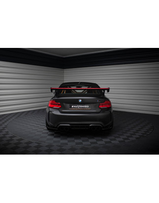 Spoiler in carbonio  + LED BMW M2 F87 / 2 / 2 M-Pack F22 (Cod. M-CF-BM-M2-F87-WING5-EXT-245-P+LED)