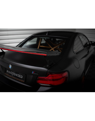 Spoiler in carbonio  + LED BMW M2 F87 / 2 / 2 M-Pack F22 (Cod. M-CF-BM-M2-F87-WING5-EXT-245-P+LED)