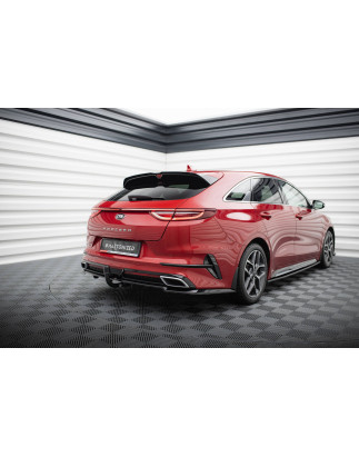 Splitter posteriore (con barre verticali) Kia ProCeed GT-Line Mk1 (Cod. M-KI-CE-3F-PRO-GTLINE-RD1G+R