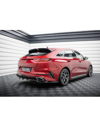 Splitter posteriore (con barre verticali) Kia ProCeed GT-Line Mk1 (Cod. M-KI-CE-3F-PRO-GTLINE-RD1G+R