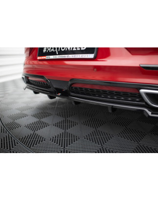 Splitter posteriore (con barre verticali) Kia ProCeed GT-Line Mk1 (Cod. M-KI-CE-3F-PRO-GTLINE-RD1G+R