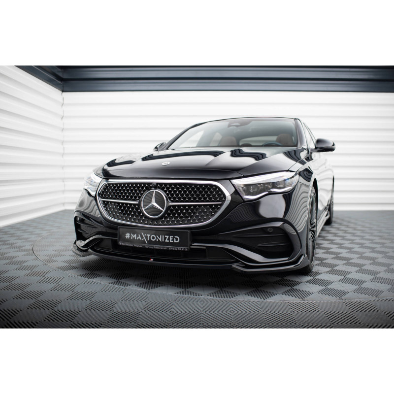 SPLITTER ANTERIORE V.1 Mercedes-Benz E AMG-Line berlina / FAMILIARE W214 (Cod. M-ME-E-214-AMGLINE-FD