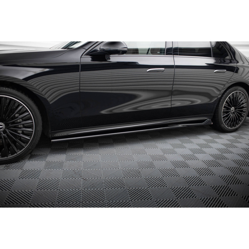 Diffusori minigonne Mercedes-Benz E AMG-Line berlina / FAMILIARE W214 (Cod. M-ME-E-214-AMGLINE-SD1G)