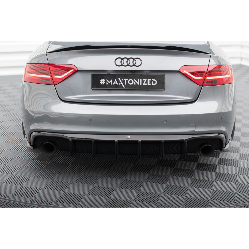 Sottoparaurti posteriore Audi S5 / A5 S-Line 8T Facelift (Version 2x1 scarico) (Cod. M-AU-S5-1F-RS1
