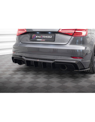Sottoparaurti posteriore Audi A3 S-Line Sportback 8V Facelift (Version with single scaricos on both 