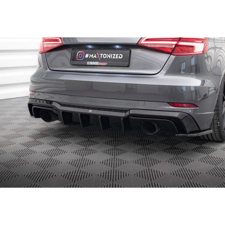 Sottoparaurti posteriore Audi A3 S-Line Sportback 8V Facelift (Version with single scaricos on both 