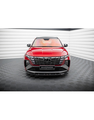 SPLITTER ANTERIORE V.2 Hyundai Tucson N-Line Mk4 (Cod. M-HY-TU-4-NLINE-FD2G)